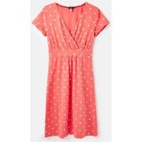 211141 Jersey wrap dress - CORAL LONDON SPOT