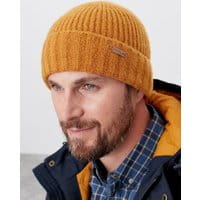 Mens Bamburgh Knitted Hat - BROWN