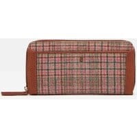 Womens Fulbrook Tweed Wallet - PINK TWEED