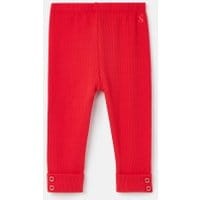Babys Lula Rib Leggings 0-24 Months - RED