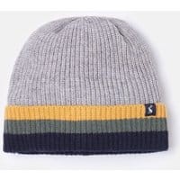 Boys Millway Ribbed Knit Hat - GREY MARL