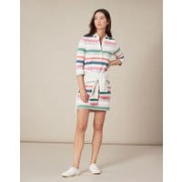 Womens Winona 3/4 Sleeve Rugby Dress - MULTI STRIPE
