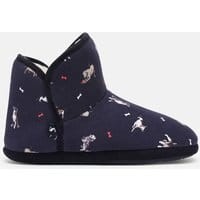 Cabin Faux Fur Lined Slippers - NAVY DOGS
