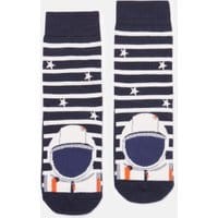 Boys Eat Feet Character Socks - NAVY ASTRONAUT