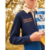 Boys Try Cut and Sew Rugby Shirt 1-12 Years - FRENCH NAVY