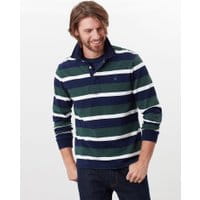 Mens Onside Rugby Shirt - GREEN STRIPE