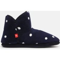 Cabin Faux Fur Lined Slippers - NAVY SPOT