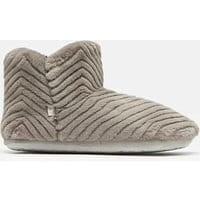 Cabin Luxe Faux Fur Lined Slippers - SOFT GREY
