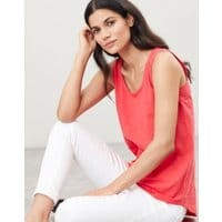 Womens Bo Jersey Tank Top - POPPY