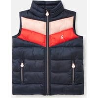 Girls Brook Colour Block Vest 1-12 Years - FRENCH NAVY