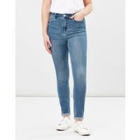 Womens Monroe High Rise Stretch Skinny Jeans - LIGHT DENIM
