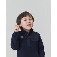 Boys Clinton Overhead fleece 1-12 years - FRENCH NAVY