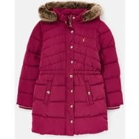 Girls Hartwell Mid Length Padded Coat - BERRY BLUSH