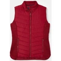 211143 Padded Vest with Funnel Neck - RED SHOE