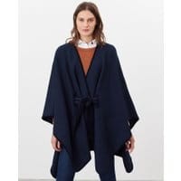Womens Sabrina Cut and Sew Cape - FRENCH NAVY