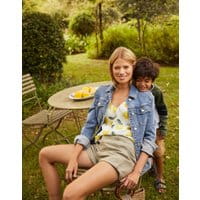 Womens Arkley Relaxed Denim Jacket - LIGHT BLUE