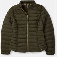 Womens Canterbury Short Luxe Padded Jacket - HERITAGE GREEN