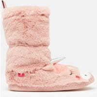 Padabout Luxe Faux Fur Slipper Sock - UNICORN