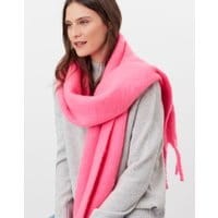 Womens Celena Warm Brushed Scarf - BRIGHT PINK