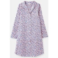 Verity Woven Nightshirt - LILAC LEOPARD