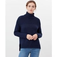 Anwen Roll Neck Sweater - FRENCH NAVY