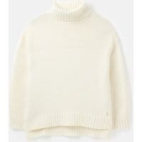 Anwen Roll Neck Sweater - CREAM