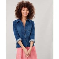 Alice Denim Jacket - MID INDIGO
