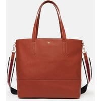 Womens Trent PU Shopper - TAN