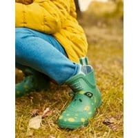 Girls Waterproof Wellibobs - GREEN FROG