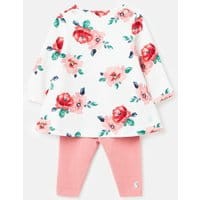 Babys Christina Dress and Legging Set 0-24 Months - WHITE FLORAL