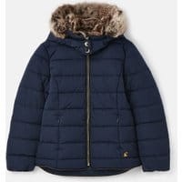 Girls Cassington Padded Coat 1-12 Years - FRENCH NAVY