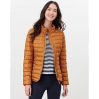 Womens Canterbury Short Luxe Padded Jacket - GOLDEN