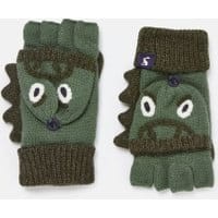 Boys Chummy Gloves Character Gloves - GREEN DINO