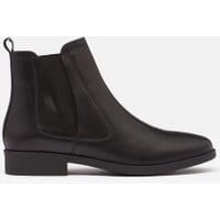 Womens Cheltenham Leather Chelsea Boot - BLACK