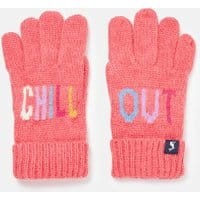 Girls Eastbury Intarsia Gloves - PINK CHILL OUT