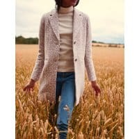 Womens Costello Jacquard Crombie - LEOPARD
