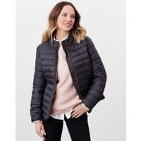 Womens Canterbury Short Luxe Padded Jacket - GREY