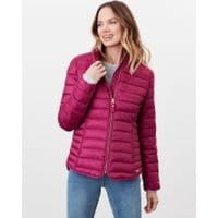 Womens Canterbury Short Luxe Padded Jacket - METALLIC PURPLE