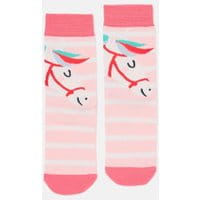 Neat Feet Character Socks - PINK HORSE