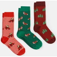 Mens Striking 3 Pack Socks - CHRISTMAS 3 PACK