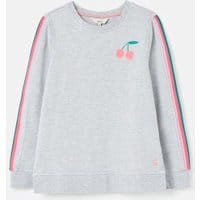 Girls Freya Sweatshirt 1-12 Years - GREY CHERRY