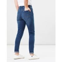 Womens Monroe High Rise Stretch Skinny Jeans - MID BLUE