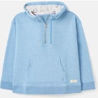 Womens Myra Heavyweight Hooded Sweatshirt - BLUE MARL