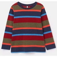 Boys Marlin Long Sleeve Stripe T-Shirt 1-12 Years - MULTI STRIPE