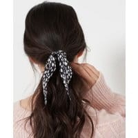Womens Nora Scrunchie 2 Pack - TRUE BLACK