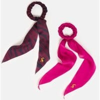 Womens Nora Scrunchie 2 Pack - FRENCH NAVY