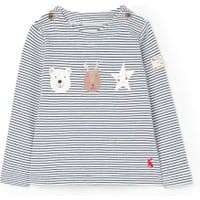 208430 Screenprint Top - NAVY STRIPE