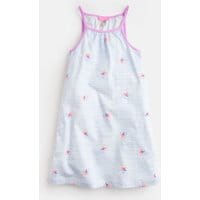 Girls Tamzin Strappy Swing Dress 3-12 Yr - BLUE POSY STRIPE