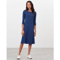 Womens Casey Jersey Dress - BLUE STRIPE