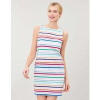 Womens Riva Sleeveless jersey dress - MULTI STRIPE
